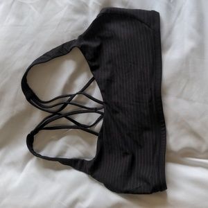 Lululemon black sports bra